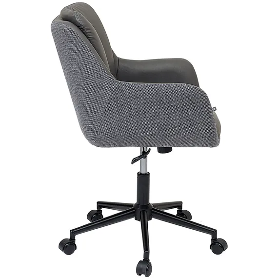 Офисное кресло Allar, экокожа, рогожка, серый