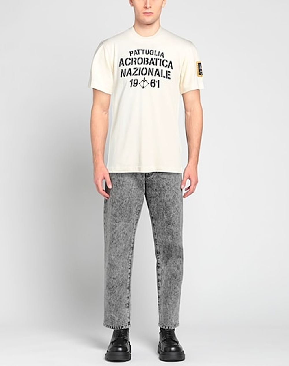 Футболка муж. AERONAUTICA 2154 молочный ACROBATICA