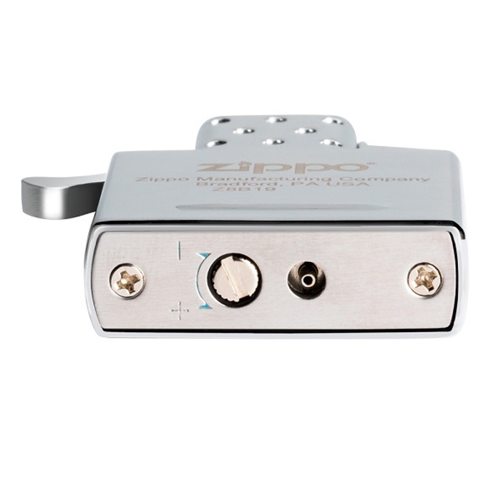 Набор Zippo (зажигалка Zippo 205 Satin Chrome и газовый вставной блок с двойным пламенем)