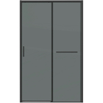 Душевая дверь Grossman Style 110 100.K33.05.110.21.10 профиль Черный матовый стекло тонированное