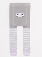 Колготки "Тигренок" для девочек 4471569 68-74р. серый (Крошка Я), 1 шт.