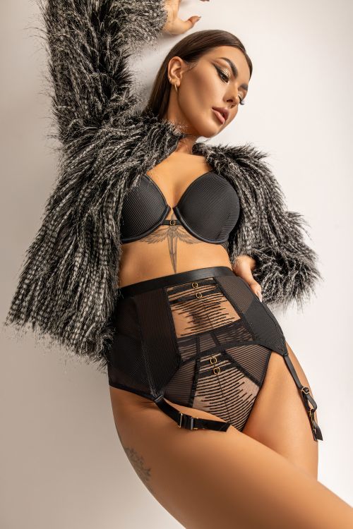 Пояс для чулок Kris Line Choice (черный)