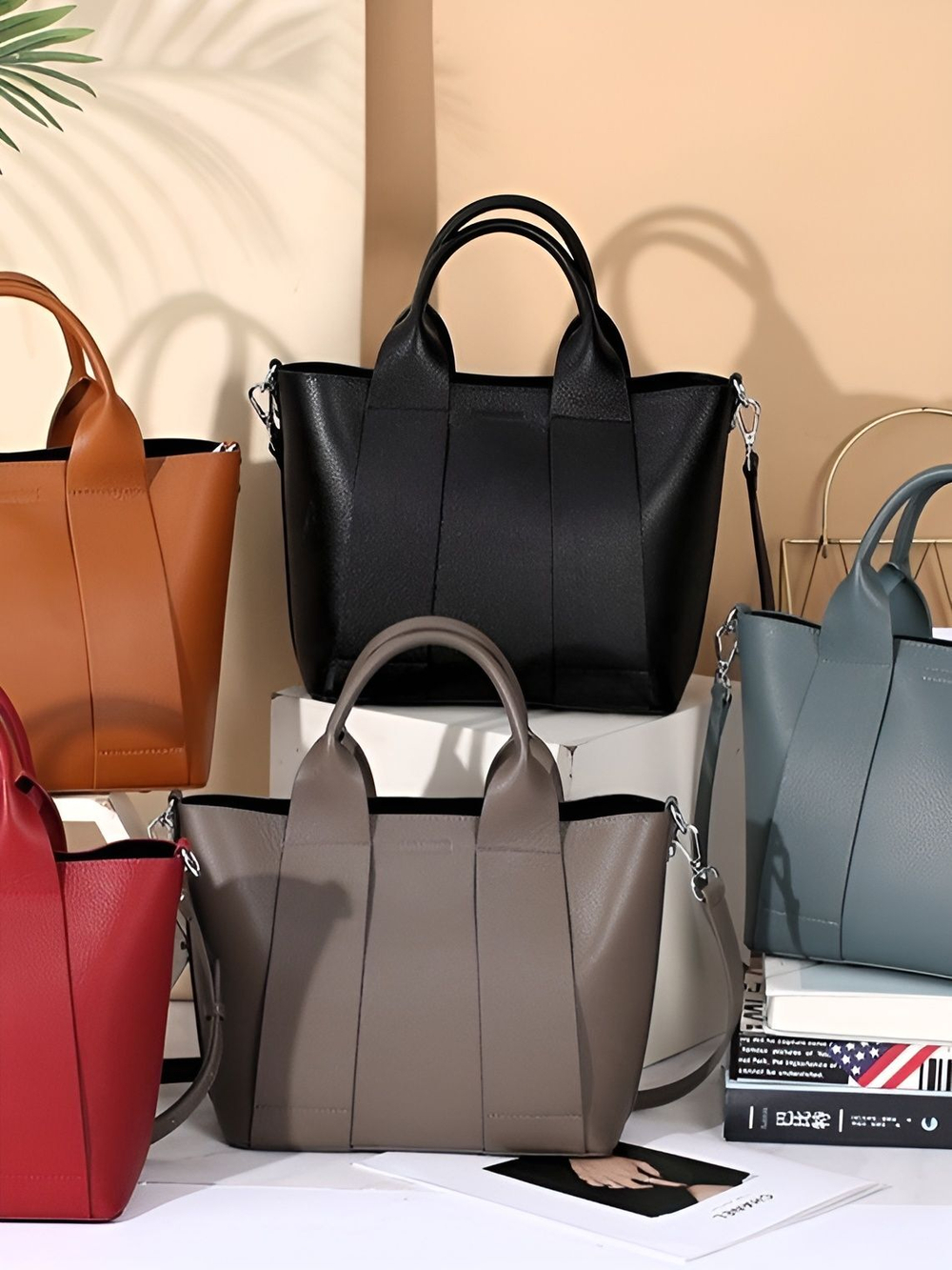 женская сумка на плечо из натуральной кожи