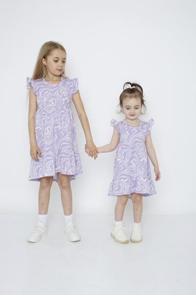 Платье "Бланш-6", сиреневый, р.140, (Ивашка)