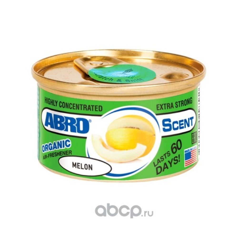 Ароматизатор на панель  Organic  Дыня 42 гр (ABRO)