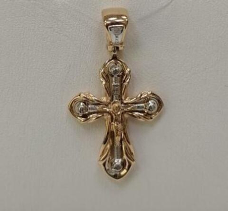 Подвеска из золота с фианитами