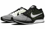 Кроссовки Nike Flyknit Racer Black White Volt