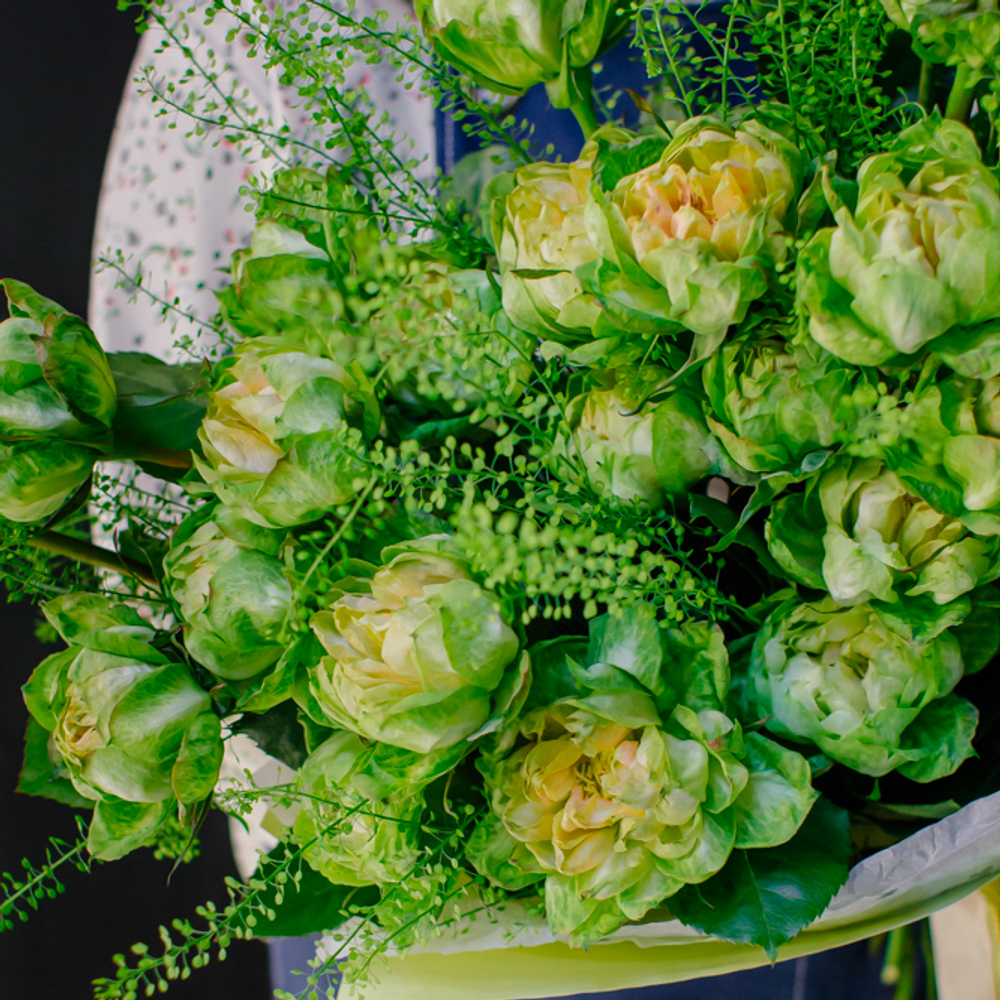 21. Оригинальный букет из розы сорта Вегги