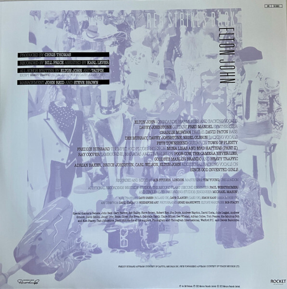 Elton John / Reg Strikes Back (LP)
