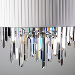 Подвесная люстра 10122/6 хром/прозрачный хрусталь Strotskis Smart (10106/6)