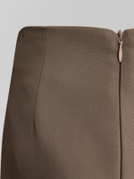 Юбка-шорты Yu Ze Fashion 2019231 однотонная на молнии сзади