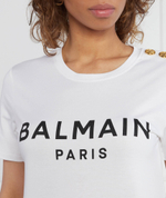 Футболка PRINTED Balmain - белый(BF1EF005 BB02)