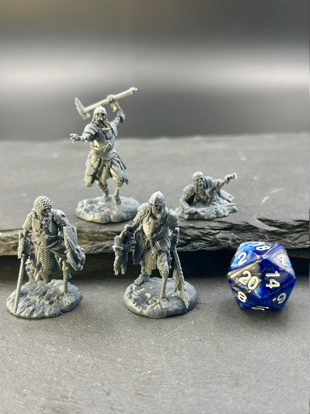 Скелеты Предвестники-смерти, Миниатюры 10 шт. ДнД (DnD)