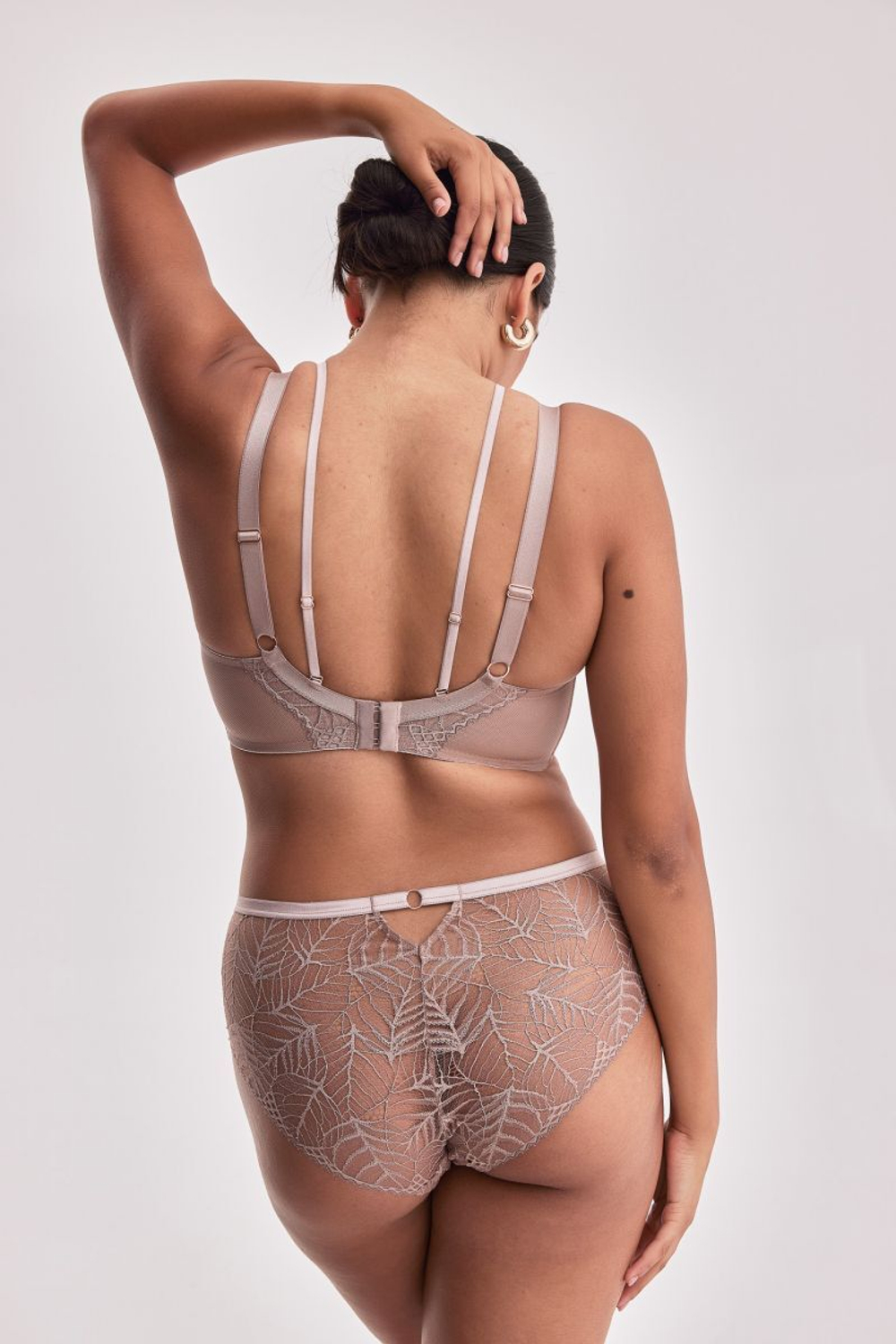 Бюстгальтер Denver с чашками на тонком поролоне (Размер: 80D) (Цвет: кофейный)