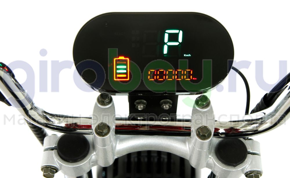 Электроскутер IKINGI X7 PRO 3000W - Чёрный, летние покрышки фото №13