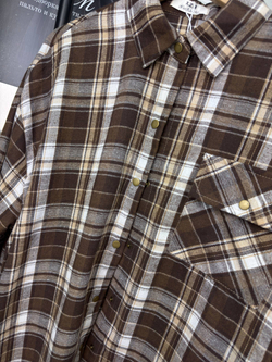 Рубашка женская арт. 11012 цвет "коричневый"