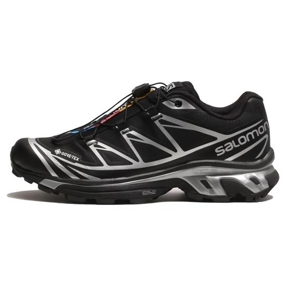SALOMON XT 6 Уличная обувь Низкий верх Черно-серебристый Унисекс