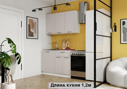 Кухня ТРЕНД ЛДСП 1,2 м кашемир