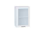 Шкаф верхний с 1-ой остекленной дверцей Флэт Плюс