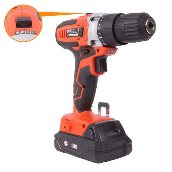 Аккумуляторный шуруповерт "КАЛИБР" ДА-18-2А+