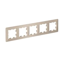 ATLASDESIGN AIR 5-постовая РАМКА, ПЕСОЧНЫЙ/дымчатый белый