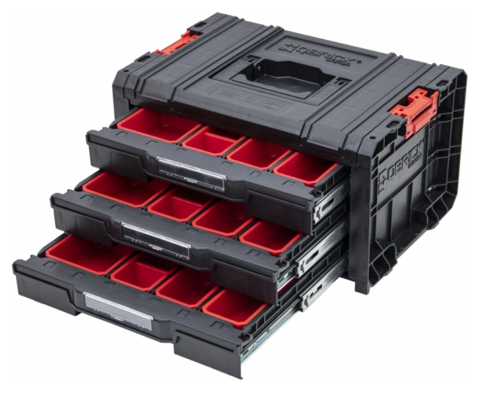 Ящик для инструмента System PRO Drawer 3 ToolBox Expert, 3 выдв. Секции QBRICK SKRQPROD3E2CZAPG001