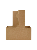 Упаковка ECO CUP HOLDER, 160х80х80, Крафт