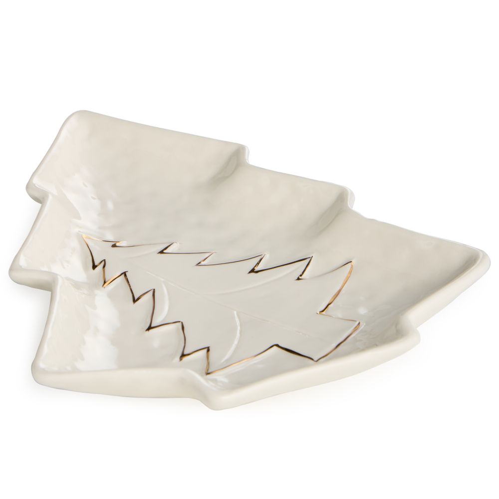 БЛЮДО СЕРВИРОВОЧНОЕ "НОВОГОДНЕЕ" 18,3*20,9*2,7 СМ