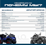 Квадроцикл SHARMAX Force 1100 с ПСМ