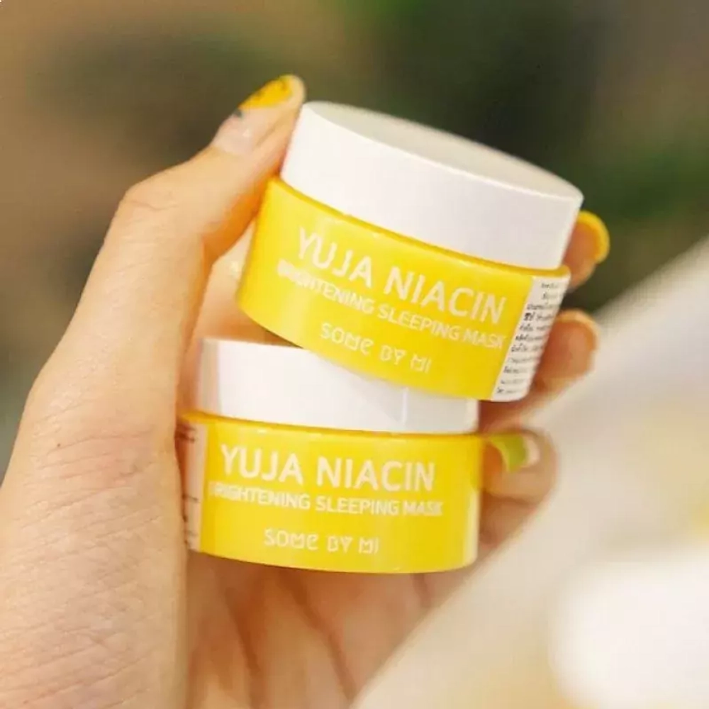 Some By Mi Yuja Niacin 30 Days Miracle Brightening Sleeping Mask mini ночная маска с экстрактом юдзу осветляющая (мини)