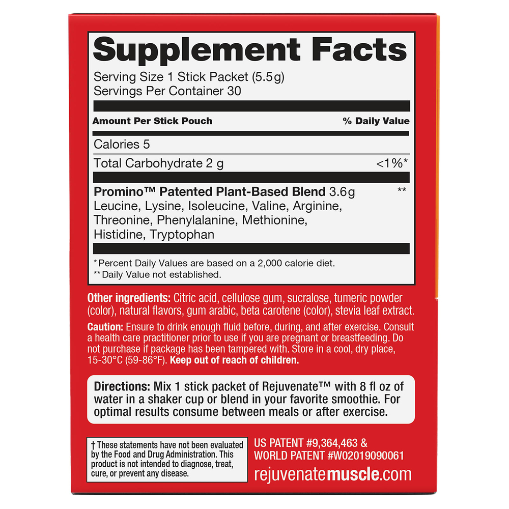 Rejuvenate, Rejuvenate Muscle Activator ™, смесь для напитков, Citrus Blast, 30 пакетиков в стиках по 5,5 г (0,19 унции)