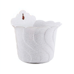 Кашпо "Хризантема" подвесное 0,75 л (мрам)