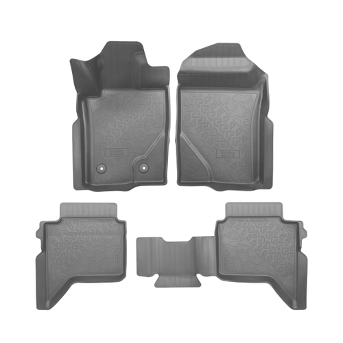 Ковры в салон Norplast/Unidec для Ford Ranger T6.2 (2022-), Серый, арт.NPA11-C95-012-2-G