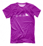 Футболка "Корги - сердечный ритм"