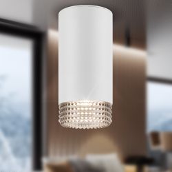 Светильник накладной ЭРА OL40 WH/GR под лампу MR16 GU10 белый/серый | Накладные светильники