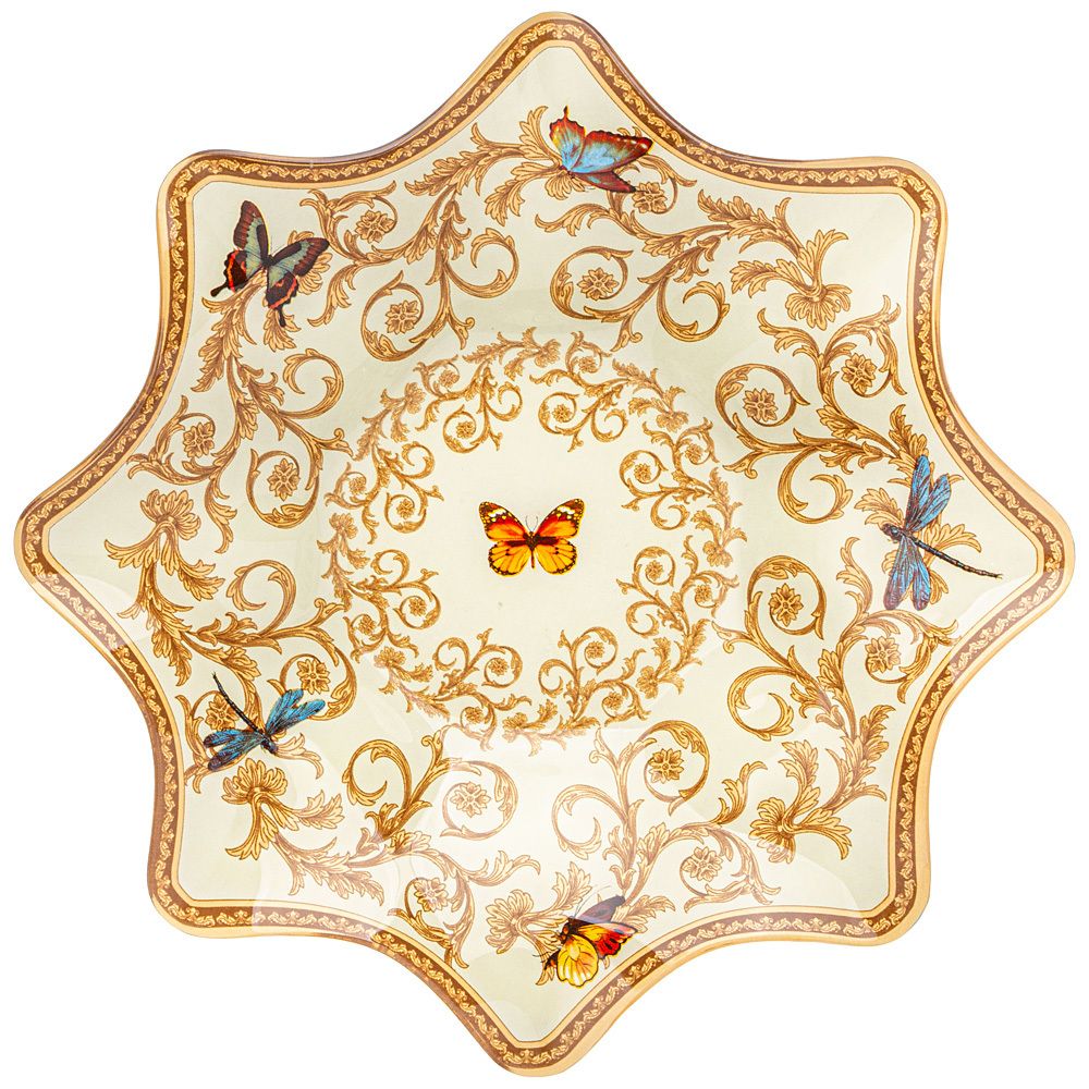 САЛАТНИК КОЛЛЕКЦИЯ "MONOGRAM" 29*29*5 СМ МАЛ. УП. = 4 ШТ. (МИН.ПАРТИЯ)