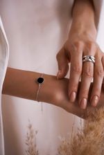 Браслет Black с черным ониксом