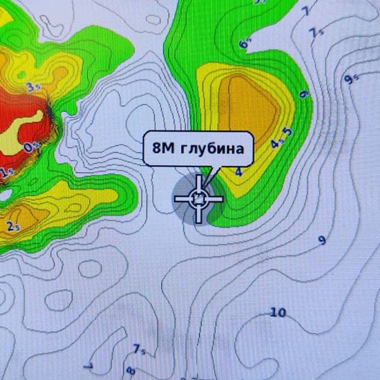 Байкал, Новосибирское и Красноярское вдхр. карта глубин для Garmin Navionics+ NSEU070R