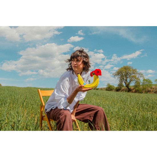 Ваза для цветов banana, 19 см, желтая