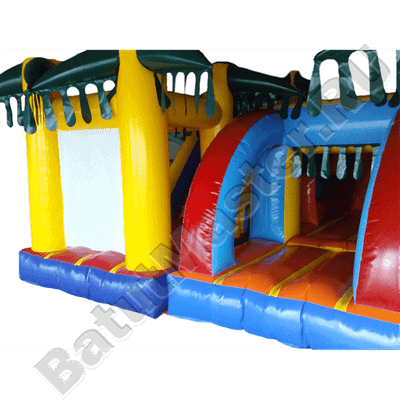 Надувная полоса препятствий "Супер - джунгли"