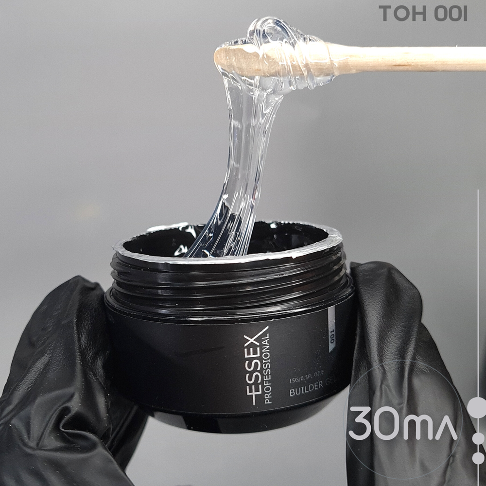 SHKALLI BUILDER GEL CLEAR Гель прозрачный средняя вязкость #001 30g