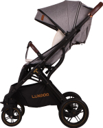Прогулочная коляска luxmom 609 Серый текстиль
