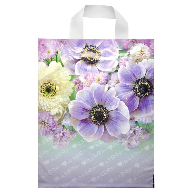 Пакет петлевая ручка Россия 28*35 см 55 мкм ПВД Анемона 1 шт 500 шт/кор