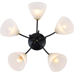 Люстра Rivoli Luiza 9140-305 5 х Е27 60 Вт модерн | Rivoli