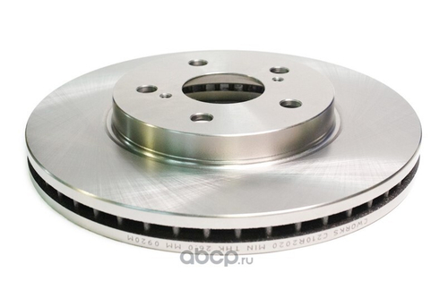 Диск тормозной передний Toyota Camry V30 01-06 вент.(d=296mm) (CWORKS)