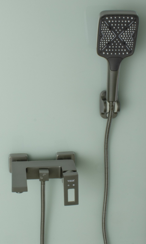 193531-G Смеситель од. для ванны кор. (ГРАФИТ) ViEiR (10/1шт)