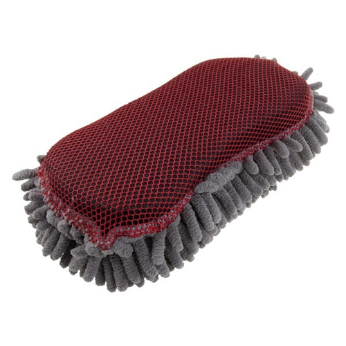 Губка для мойки а/м из микрофибры и шиншиллы (SKYWAY)