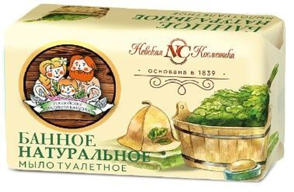 Невская косметика  Мыло БАННОЕ 180гр. *12*36*3888