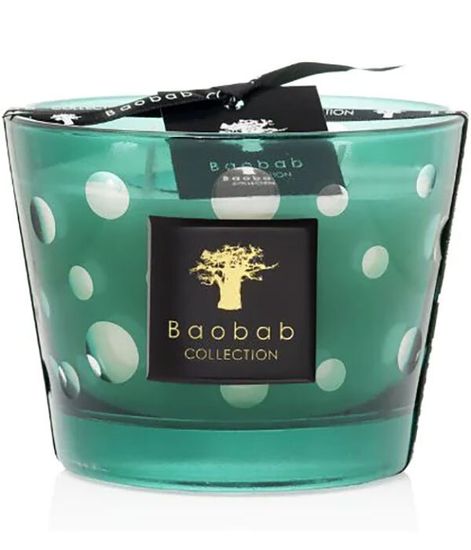 Green, свеча Bubbles MAX 10, Baobab Collection