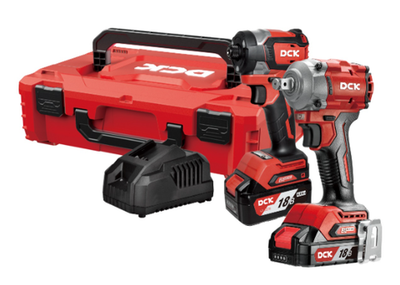 Набор инструмента аккумуляторный DCK KDKIT29, KDPB358 + KDPL208, 18В, 2*4А/ч, З/У, K-Box